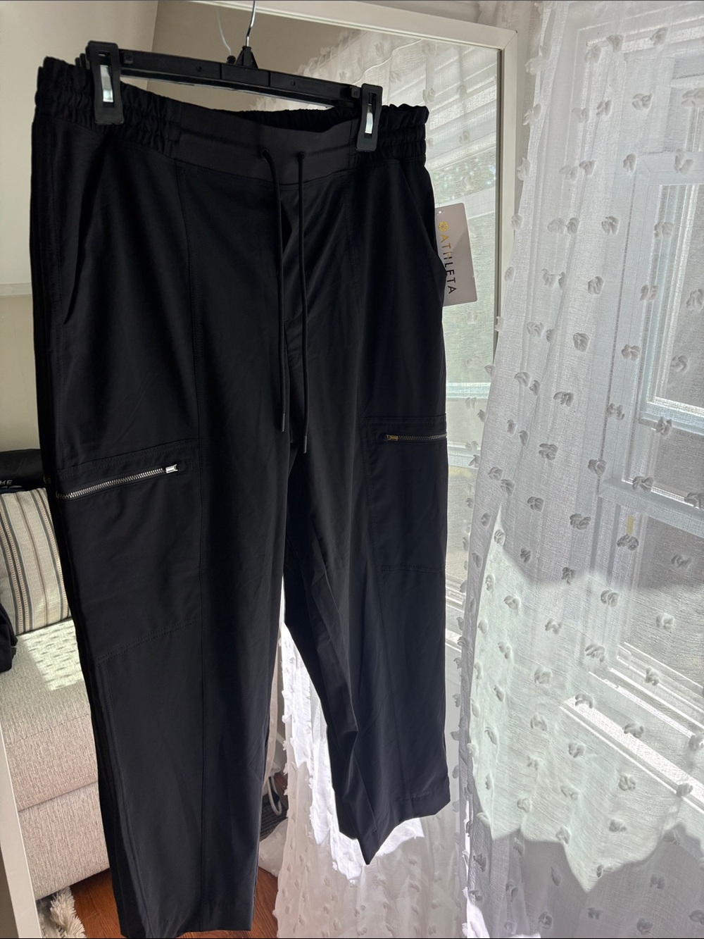 Athleta Black Women's Drawstring Jogger Pants